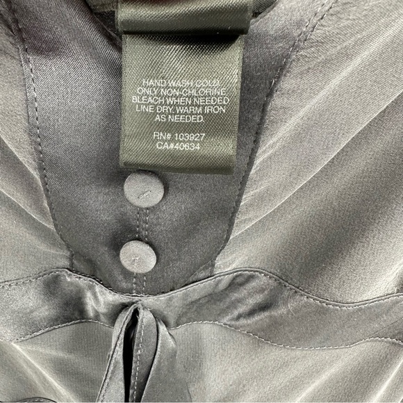 Marc Jacobs Gray Silk Empire Waist Midi Tank Dress Size 8 - Picture 10 of 13